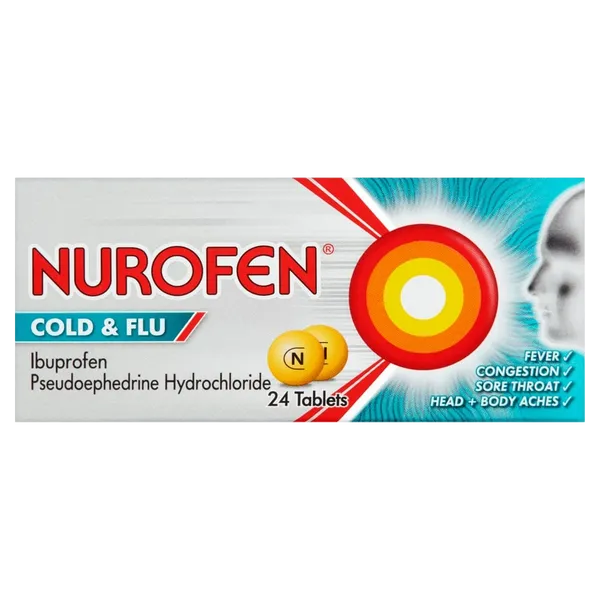 Nurofen Cold & Flu Tablets Pack of 24