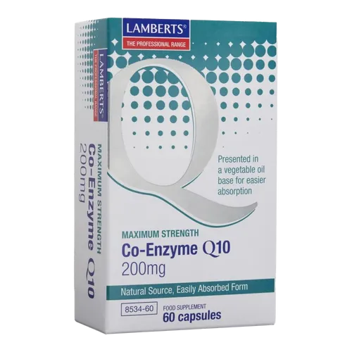Lamberts Co-enzyme Q10 Capsules 200mg Pack of 60