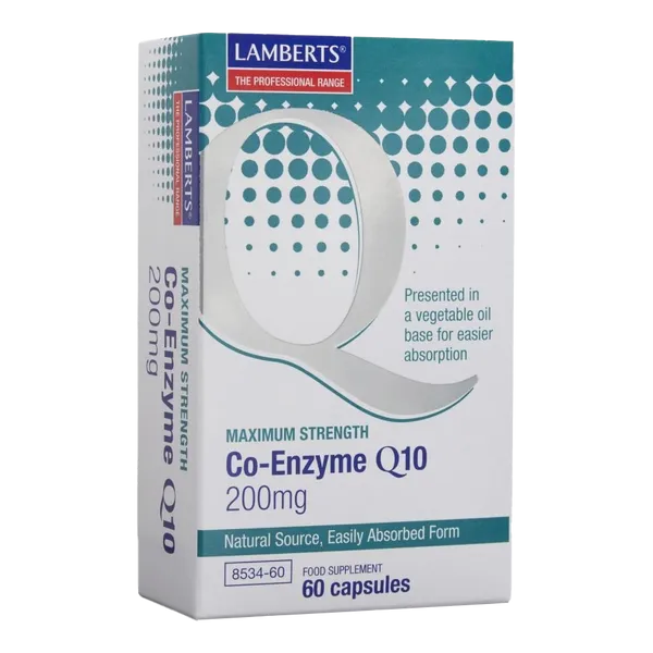 Lamberts Co-enzyme Q10 Capsules 200mg Pack of 60