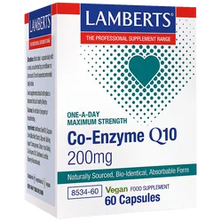 Lamberts Co-enzyme Q10 Capsules 200mg Pack of 60