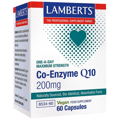 Lamberts Co-enzyme Q10 Capsules 200mg Pack of 60