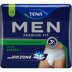 TENA Men Premium Fit Maxi Pants Large Pack of 8