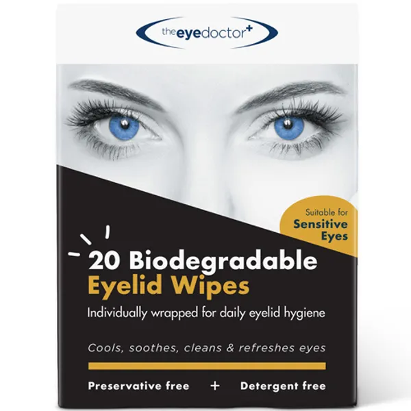 The Eye Doctor Eyelid Wipes Pack of 20