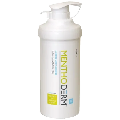 Menthoderm 1% Menthol in Aqueous Cream Pump 500g