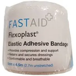Fastaid Flexoplast Elastic Adhesive Bandage 5cm x 4.5m