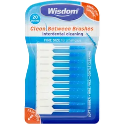 Wisdom Clean Between Interdental Brushes Fine Pack of 20