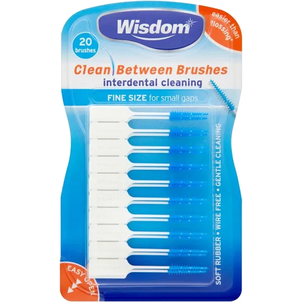 Wisdom Clean Between Interdental Brushes Pack of 20