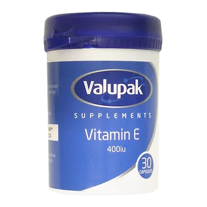 Valupak Vitamin E 400iu Capsules Pack of 30