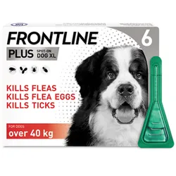 Frontline Plus Spot On Extra Large Dog Pipettes Pack of 6