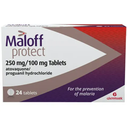 Maloff Protect 250mg/100mg Tablets Pack of 24