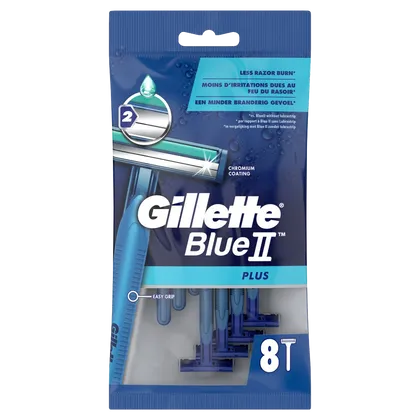 Gillette Blue II Plus Fixed Pack of 8