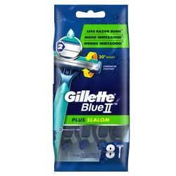 Gillette Blue II Plus Slalom Pack of 8