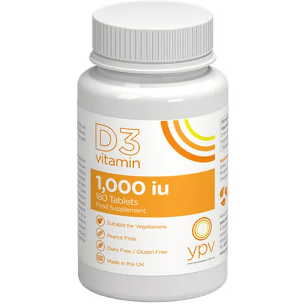 YPV Vitamin D3 1000iu Tablets Pack of 180