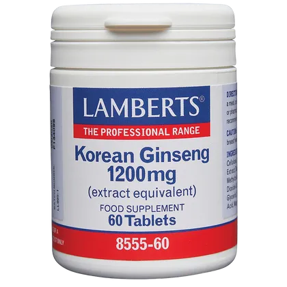Lamberts Korean Ginseng Tablets 1200mg Pack of 60