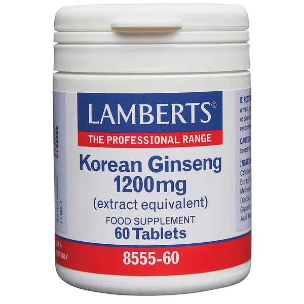 Lamberts Korean Ginseng Tablets 1200mg Pack of 60