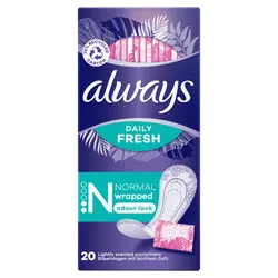 Always Daily Fresh Normal Wrapped Panty Liners Pack of 20