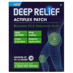 Deep Relief Actiflex Patch Pack of 4