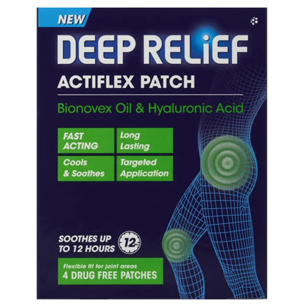 Deep Relief Actiflex Patch Pack of 4