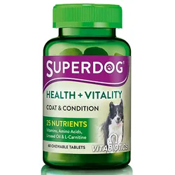 SuperDog Health & Vitality Chewable Tablets Pack of 60