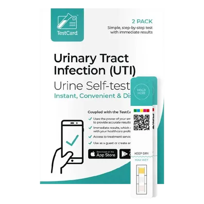 TestCard Urinary Tract Infection Kit Pack of 2