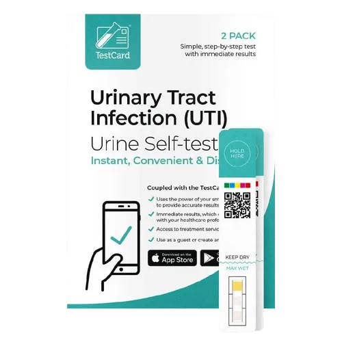 TestCard Urinary Tract Infection Kit Pack of 2