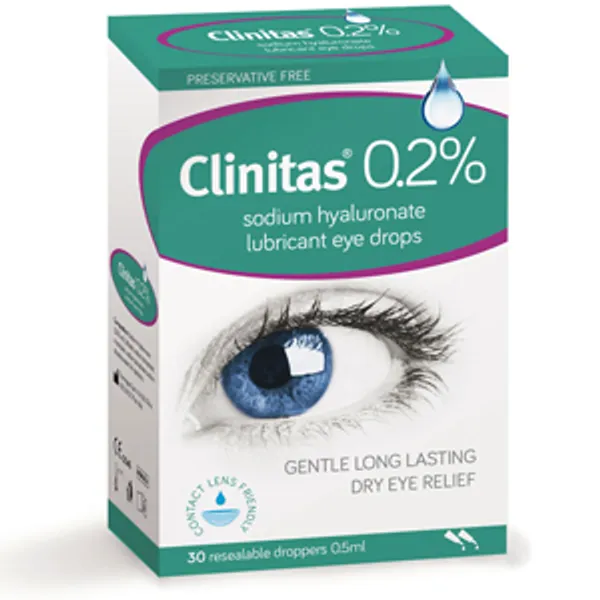 Clinitas Multi 0.2% Eye Drops 0.5ml Pack of 30