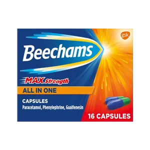 Beechams Max Strength All in One Capsules Pack of 16