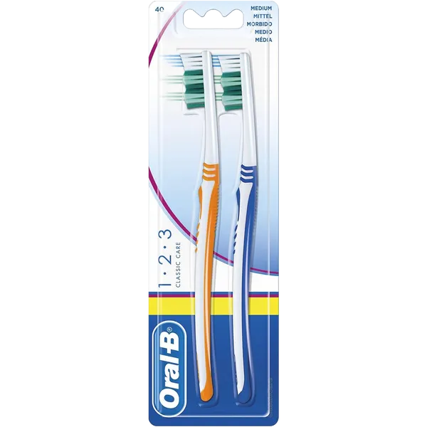 Oral-B Classic Care Medium Toothbrush Pack of 2