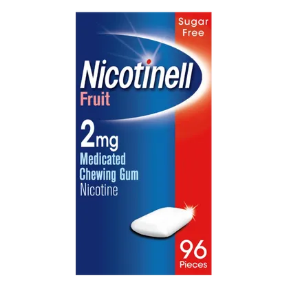 Nicotinell 2mg Chewing Gum Fruit Pack of 96