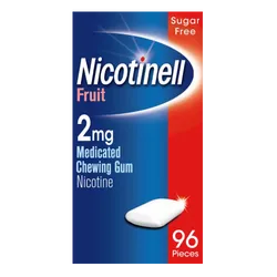 Nicotinell 2mg Chewing Gum Fruit Pack of 96