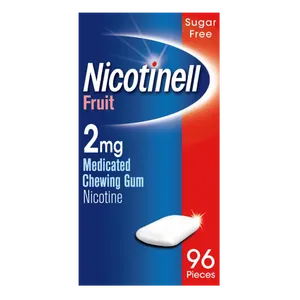 Nicotinell 2mg Chewing Gum Fruit Pack of 96