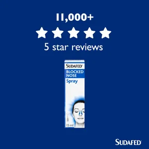 Sudafed Blocked Nose Spray 15ml