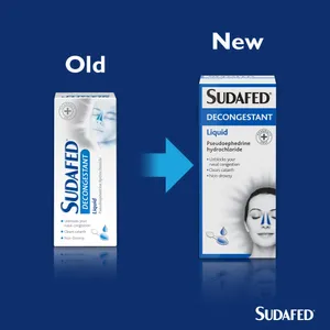 Sudafed Decongestant Liquid 100ml