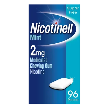 Nicotinell 2mg Chewing Gum Mint Pack of 96