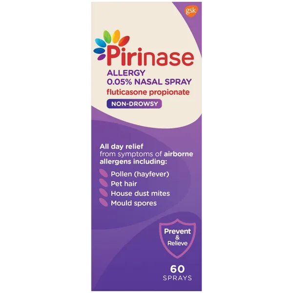 Pirinase Hayfever Nasal Spray 60 Dose