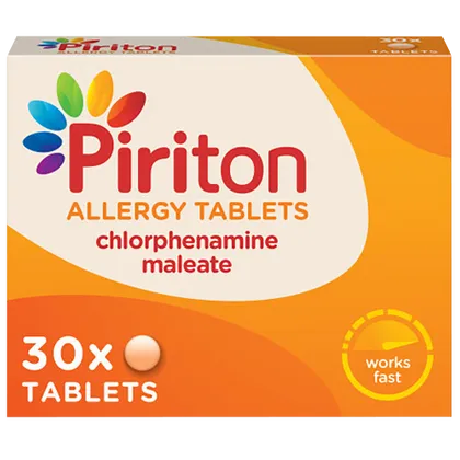 Piriton Allergy Tablets Pack of 30