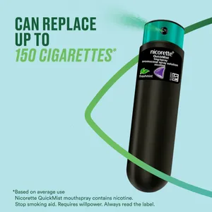 Nicorette® QuickMist 1mg/Spray Mouthspray Nicotine Freshmint- Single- 150 Sprays (Stop Smoking Aid)