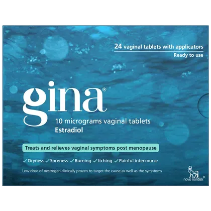 Gina Vaginal Tablets Pack of 24