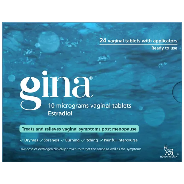 Gina Vaginal Tablets Pack of 24