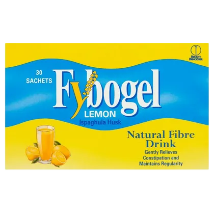 Fybogel Lemon Flavoured Laxative Sachets Pack of 30 x 2