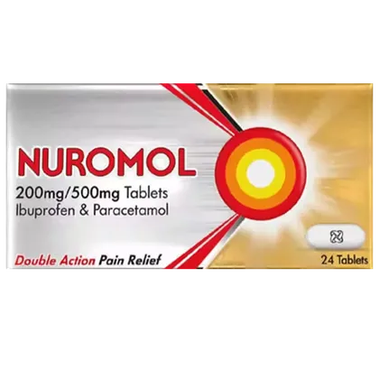 Nuromol Dual Action Pain Relief Tablets Pack of 24