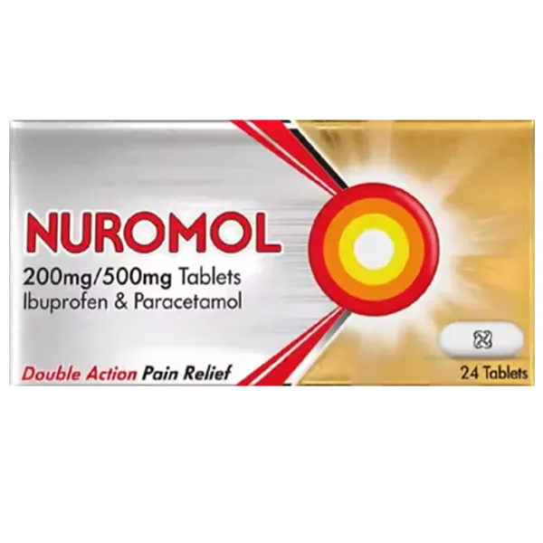 Nuromol Dual Action Pain Relief Tablets Pack of 24
