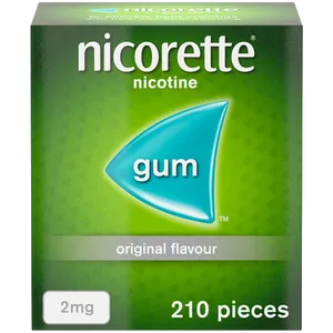 Nicorette® Original 2mg Gum Nicotine 210 Pieces (Stop Smoking Aid)