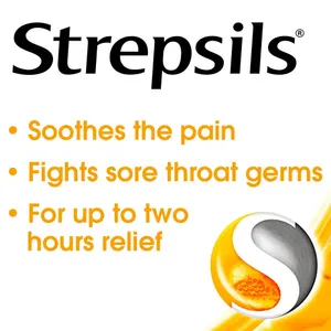 Strepsils Lozenges  Honey & Lemon Pack of 24