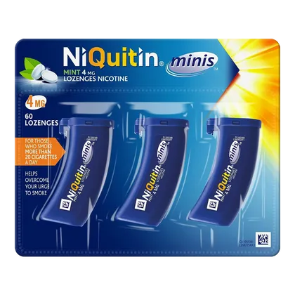 Niquitin Minis 4mg Mint Pack of 60
