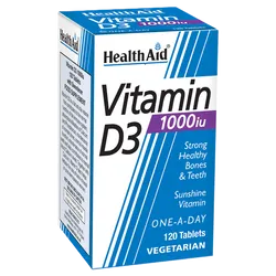 HealthAid Vitamin D3 1000iu Tablets Pack of 120