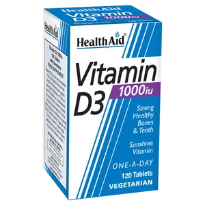 HealthAid Vitamin D3 1000iu Tablets Pack of 120