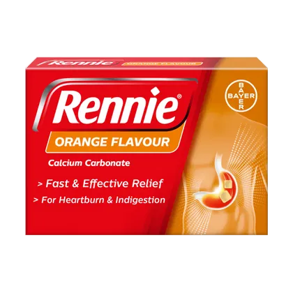 Rennie Orange Flavour Tablets Pack of 24