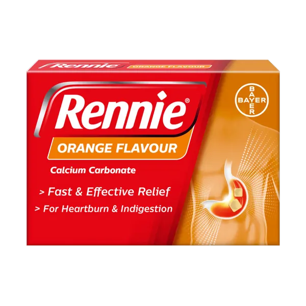 Rennie Orange Flavour Tablets Pack of 24
