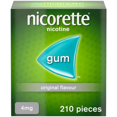 Nicorette® 4mg Original Gum Nicotine 210 Pieces (Stop Smoking Aid)